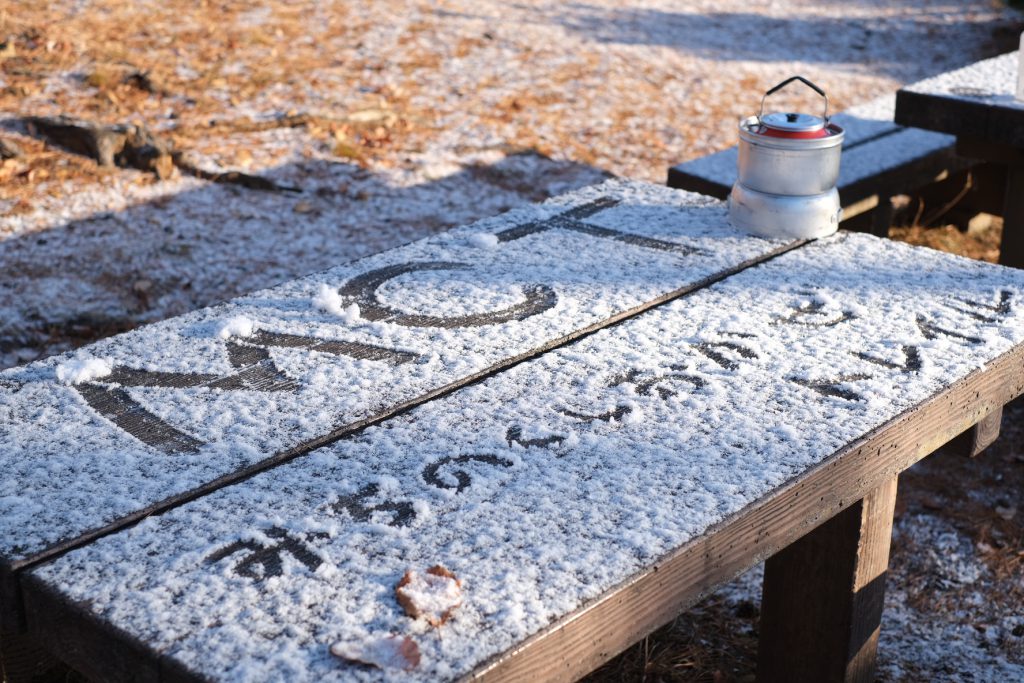 雪の落書き