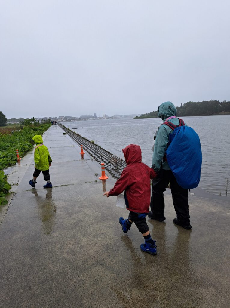 A Long Trail in the Pouring Rain